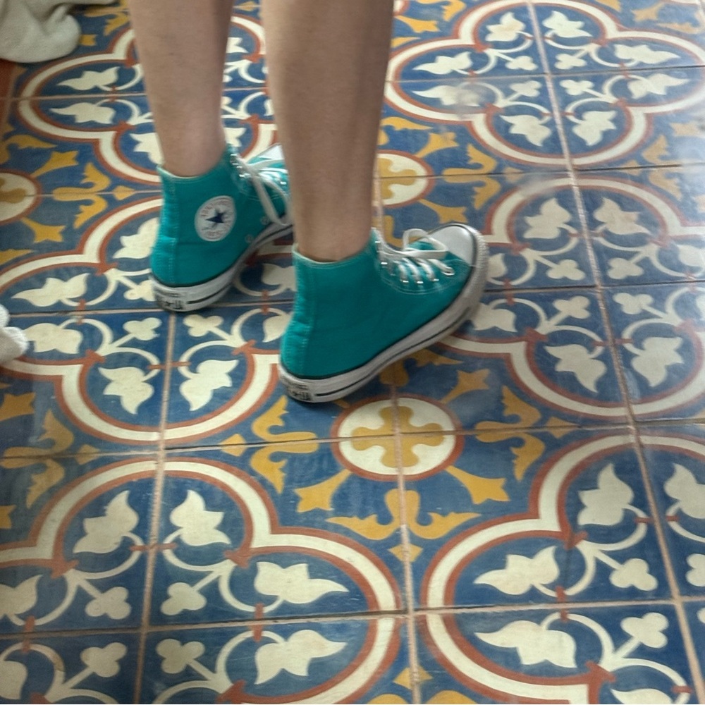 Converse high top sneakers, turquoise - Picture 5 of 10